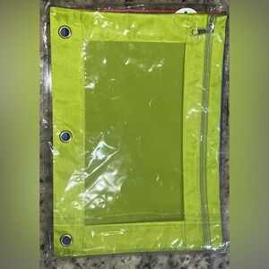 Zippered Binder Pen Pouches | 5 Count Mixed Colors